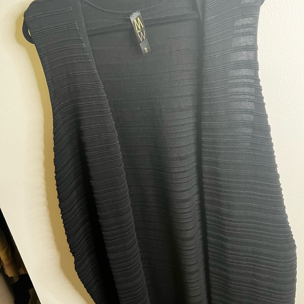 Two MIDI Length Sweater Vests, XL